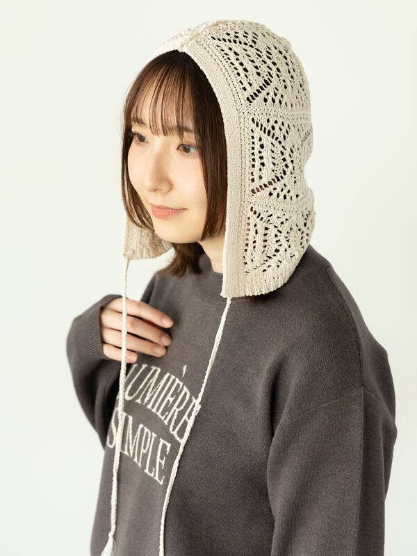 セール】 クロシェ編み風ニットキャップ《2025autumn catalog item