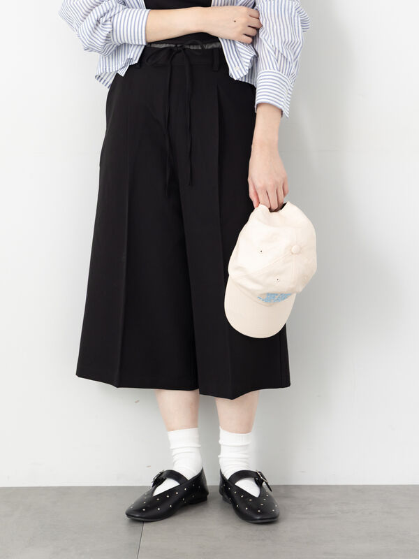 セール】 ダブルウエストクロップド丈パンツ《2025autumn catalog item