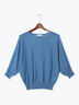 金釦ドルマンスリーブニット(ブルー)|Te chichi TERRASSE(テチチ テラス)通販