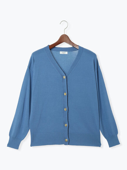 holiday カーディガン　ブルー holiday カーディガン ブルー
