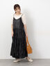 しわ加工フェイクレザーキャミワンピース《2025autumn catalog item》(ブラック)|Te chichi TERRASSE(テチチ テラス)通販