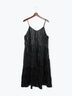 しわ加工フェイクレザーキャミワンピース《2025autumn catalog item》(ブラック/ブラウン)|Te chichi TERRASSE(テチチ テラス)通販