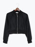 チュールダブルジップブルゾン(ブラック/ブルー)|Te chichi TERRASSE(テチチ テラス)通販
