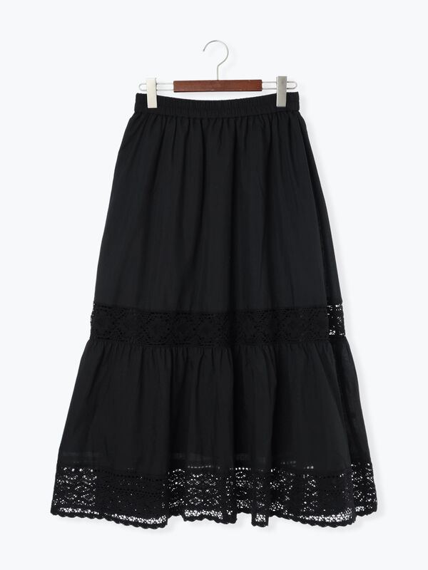 セール】 レーステープギャザースカート《2025autumn catalog item