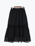 レーステープギャザースカート《2025autumn catalog item》(オフホワイト/ブラック/ブラウン)|Te chichi TERRASSE(テチチ テラス)通販