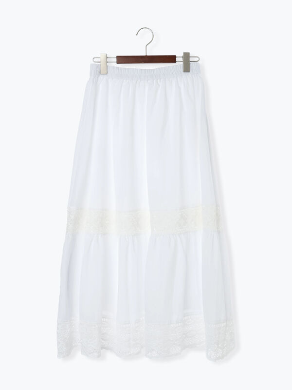 セール】 レーステープギャザースカート《2025autumn catalog item