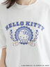 【HELLO KITTY】ミニ裏毛プリント5分袖トップス（オフホワイト/グレー/ネイビー）｜Te chichi TERRASSE（テチチ テラス）通販