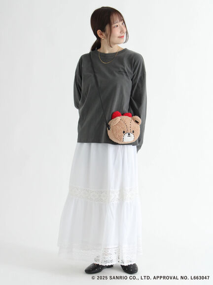 【HELLO KITTY】プリントロングTシャツ（オフホワイト/チャコールグレー）｜Te chichi TERRASSE（テチチ テラス）通販