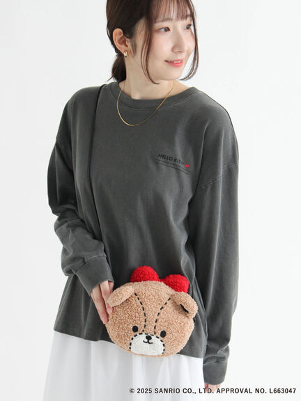 【HELLO KITTY】プリントロングTシャツ（オフホワイト/チャコールグレー）｜Te chichi TERRASSE（テチチ テラス）通販