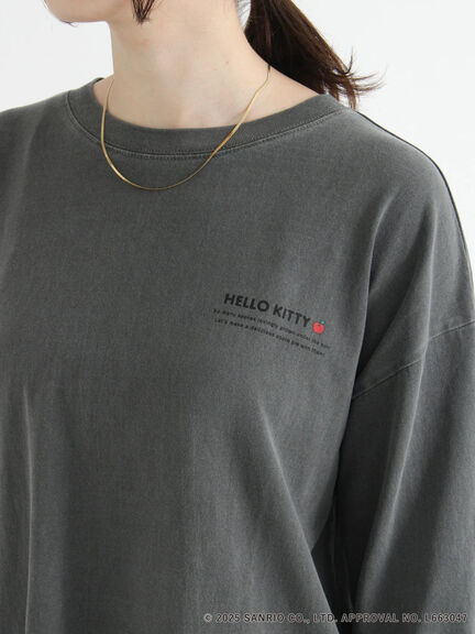 【HELLO KITTY】プリントロングTシャツ（オフホワイト/チャコールグレー）｜Te chichi TERRASSE（テチチ テラス）通販