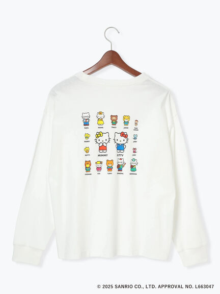 【HELLO KITTY】プリントロングTシャツ（オフホワイト/チャコールグレー）｜Te chichi TERRASSE（テチチ テラス）通販