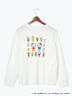 【HELLO KITTY】プリントロングTシャツ（オフホワイト/チャコールグレー）｜Te chichi TERRASSE（テチチ テラス）通販
