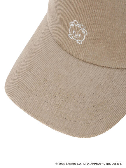 【HELLO KITTY】刺繍入りコーデュロイキャップ（オフホワイト/ベージュ）｜Te chichi TERRASSE（テチチ テラス）通販