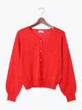 前後2WAY金釦Vネックカーディガン(レッド)|Te chichi TERRASSE(テチチ テラス)通販