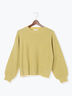 もちもちミラノリブ配色クルーネックニット(イエロー)|Te chichi TERRASSE(テチチ テラス)通販