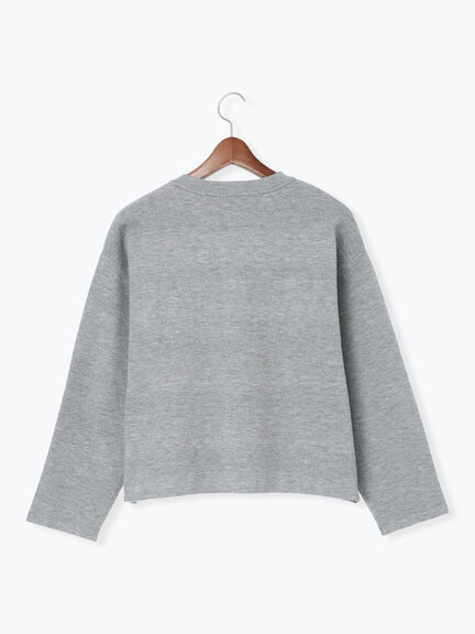 パール釦バイカラーニットカーディガン（オフホワイト/グレー/ベージュ/ネイビー）｜Te chichi TERRASSE（テチチ テラス）通販