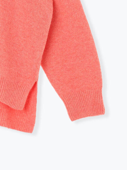 もちもちメランジクルーネックニット（オフホワイト/グレー/ブラック/ピンク/ブルー）｜Te chichi TERRASSE（テチチ テラス）通販