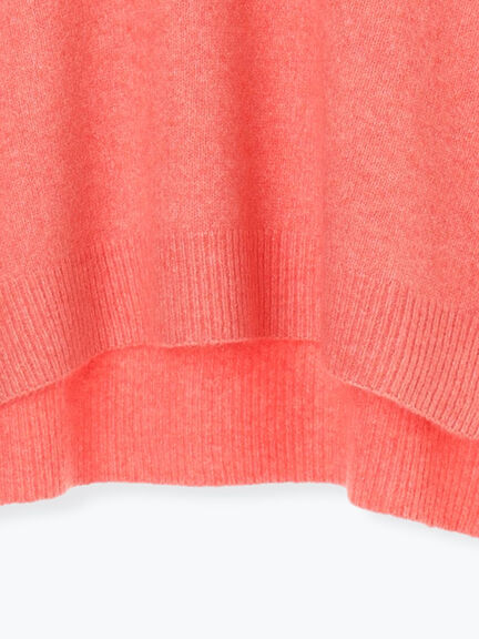 もちもちメランジクルーネックニット（オフホワイト/グレー/ブラック/ピンク/ブルー）｜Te chichi TERRASSE（テチチ テラス）通販