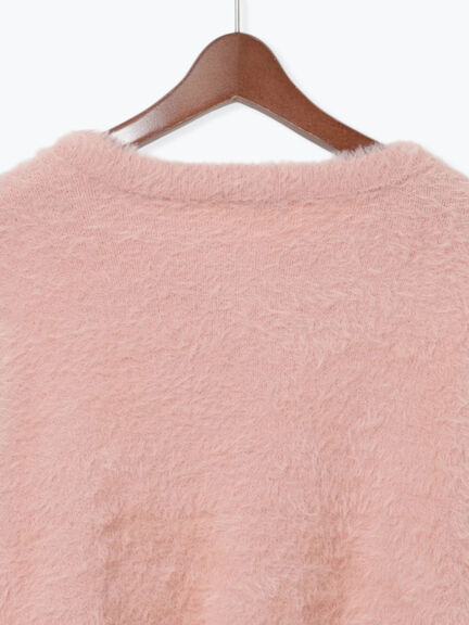 金釦フェザーニットカーディガン（オフホワイト/ピンク/ブルー）｜Te chichi TERRASSE（テチチ テラス）通販