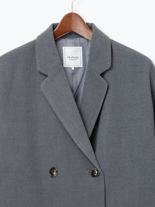 セール】 Wブレストジャケット（グレー/チャコールグレー/ブラウン