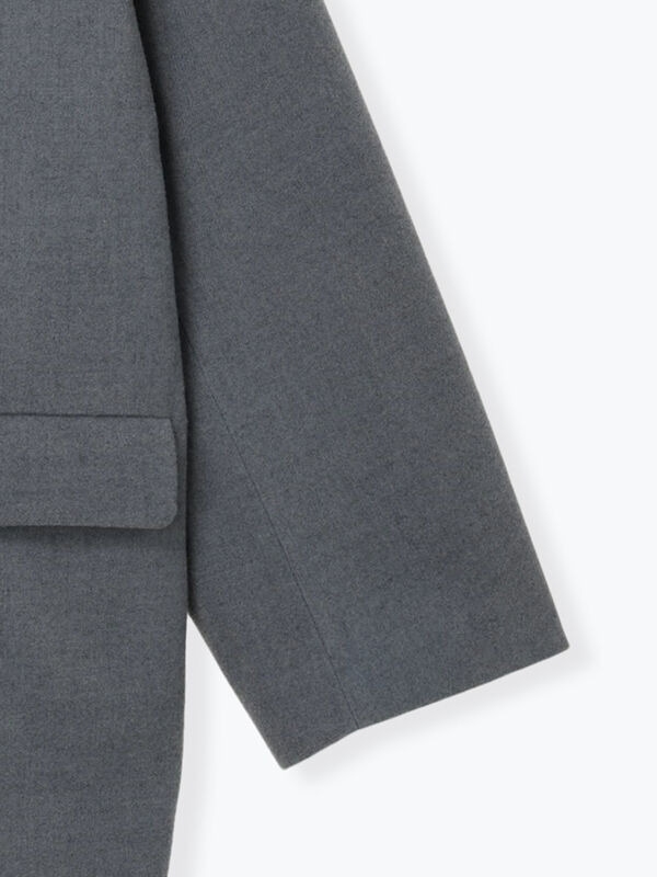 セール】 Wブレストジャケット（グレー/チャコールグレー/ブラウン