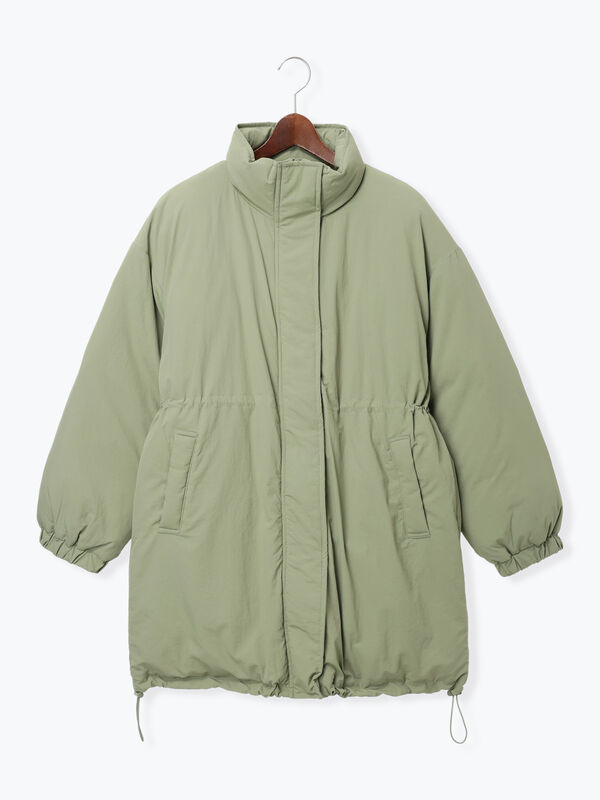 セール】 【撥水】中綿ミリタリーコート（オフホワイト/ブラック