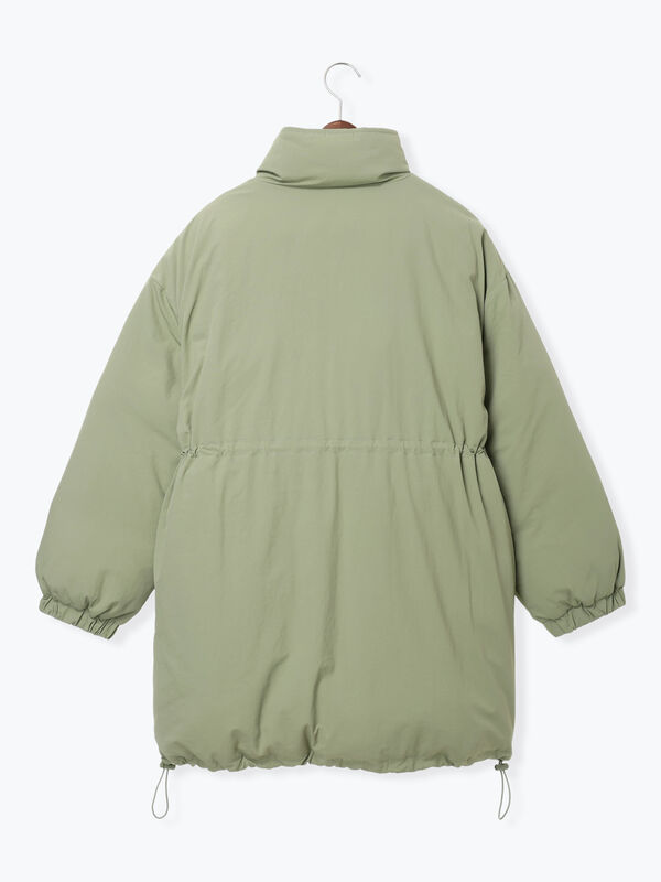 セール】 【撥水】中綿ミリタリーコート（オフホワイト/ブラック