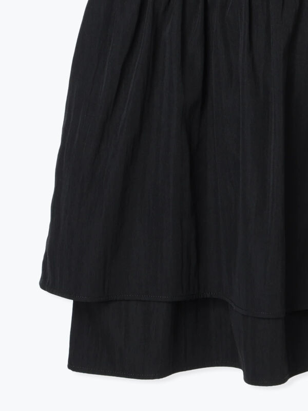 セール】 ナイロンペプラムベスト（ブラック/カーキ/アウター/ベスト