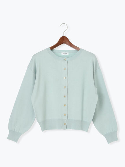 金釦クルーネックカーディガン（オフホワイト/チャコールグレー/イエロー/ミント）｜Te chichi TERRASSE（テチチ テラス）通販