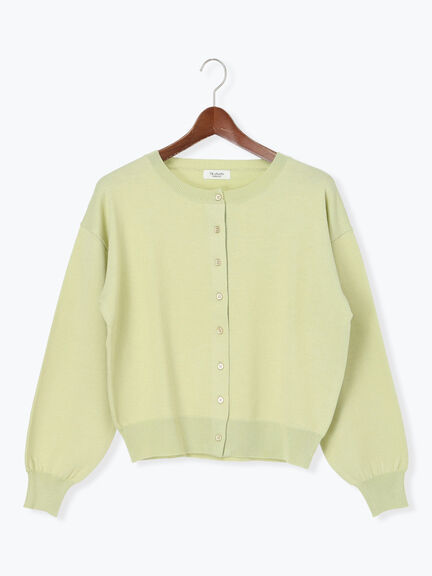 金釦クルーネックカーディガン（オフホワイト/チャコールグレー/イエロー/ミント）｜Te chichi TERRASSE（テチチ テラス）通販