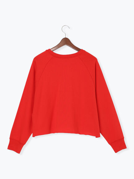 カットオフ裏毛スウェット（オフホワイト/チャコールグレー/レッド/グリーン）｜Te chichi TERRASSE（テチチ テラス）通販