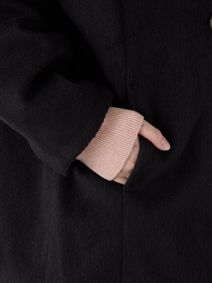 シャギーミドルコート（グレー/ブラック/ベージュ）｜Te chichi TERRASSE（テチチ テラス）通販