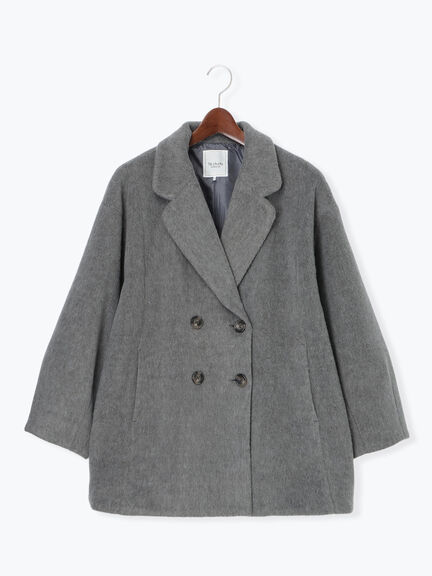 シャギーミドルコート（グレー/ブラック/ベージュ）｜Te chichi TERRASSE（テチチ テラス）通販