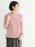 バスクボーダーTシャツ（ピンク）｜Lugnoncure（ルノンキュール）通販