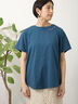 裾ラウンド刺繍変形Tシャツ（オフホワイト/チャコールグレー/ブルー）｜Lugnoncure（ルノンキュール）通販