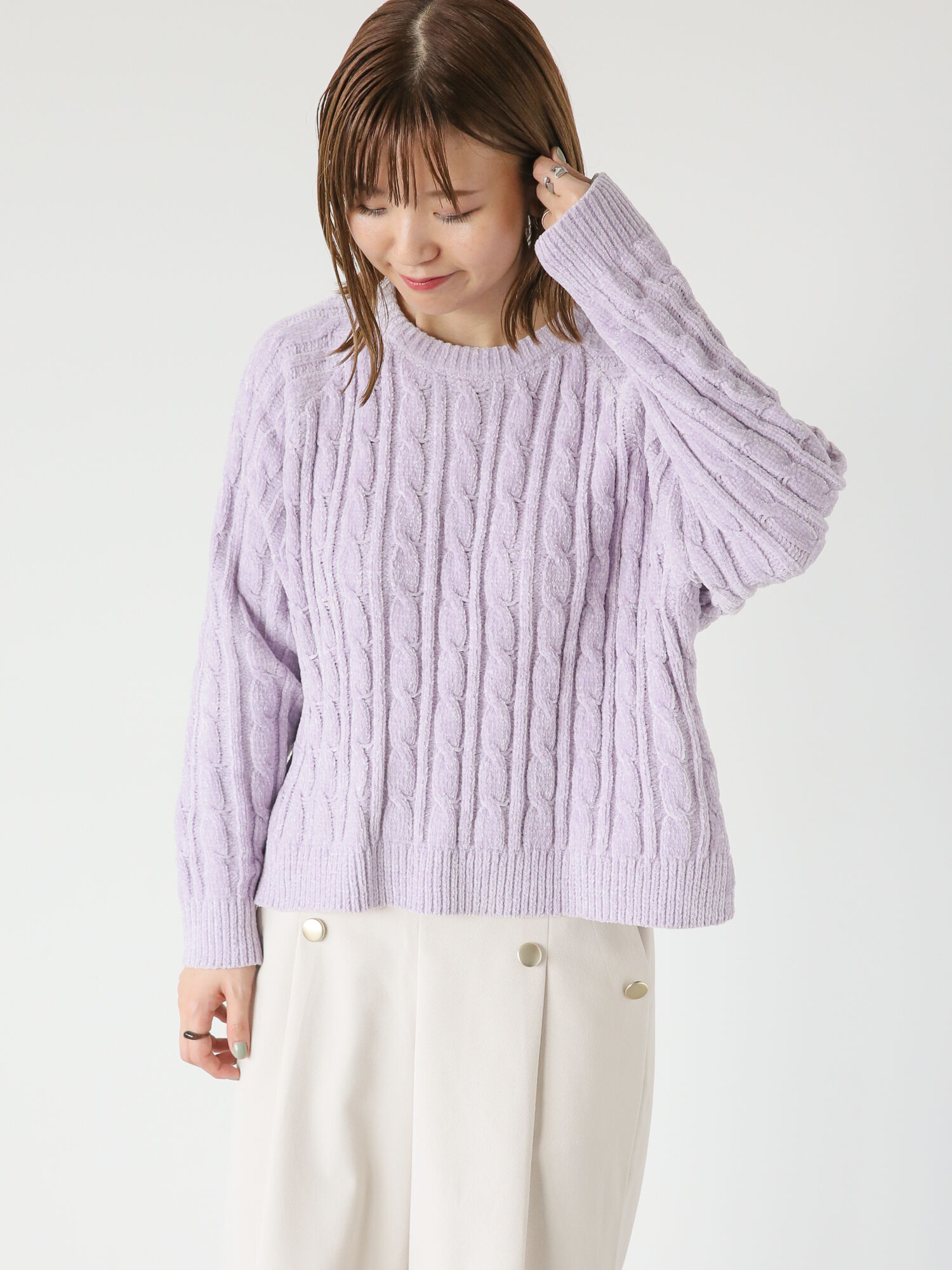 ニット・セーター(パープル/紫系)｜レディースファッション通販のCAN 
