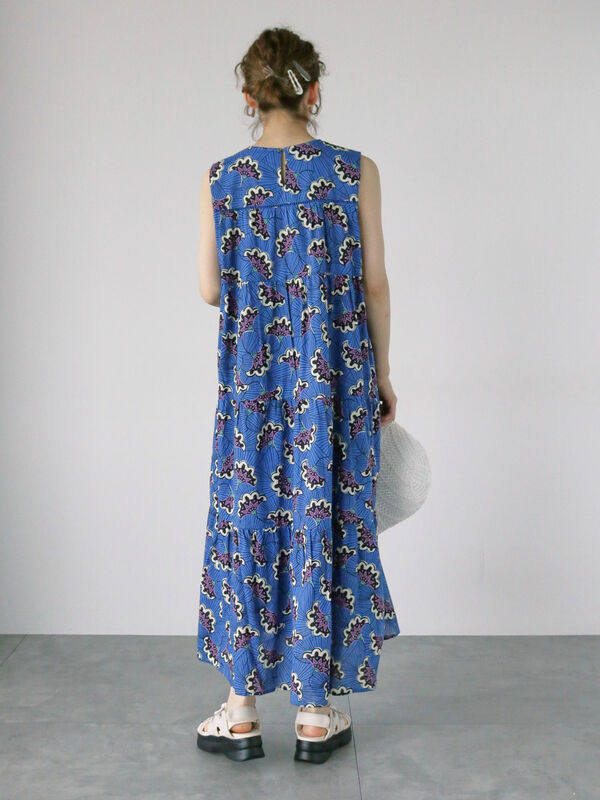 ワンピース柄アフリカンワンピース夏アフリカン