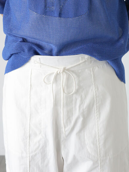 綿ナイロンカーゴパンツ（オフホワイト/ブラック/カーキ）｜Lugnoncure（ルノンキュール）通販