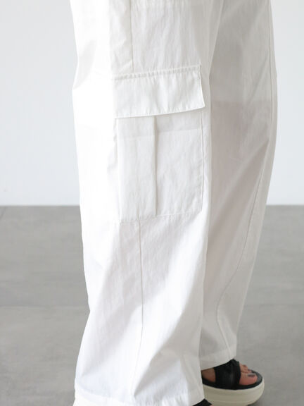 綿ナイロンカーゴパンツ（オフホワイト/ブラック/カーキ）｜Lugnoncure（ルノンキュール）通販