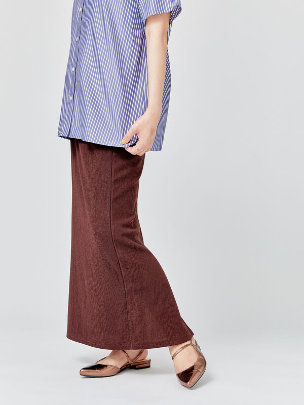 セール】 無地柄アソートナロースカート（オフホワイト/ブラック  