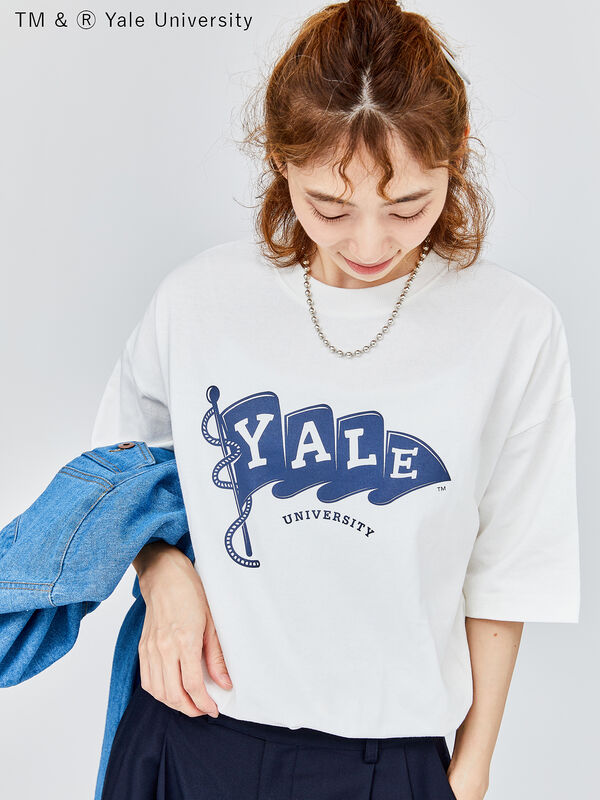 セール】 カレッジロゴプリントTシャツ（オフホワイト/グレー/ブラック/トップス/Tシャツ）| Lugnoncure（ルノンキュール）公式通販