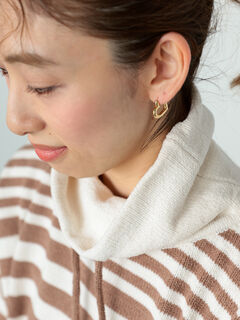 ハートモチーフピアス（ゴールド/アクセサリー/ピアス・指輪