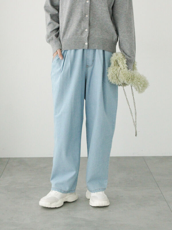 SHOO・LA・RUE｜綿ストレッチイージーストレート | Rakuten