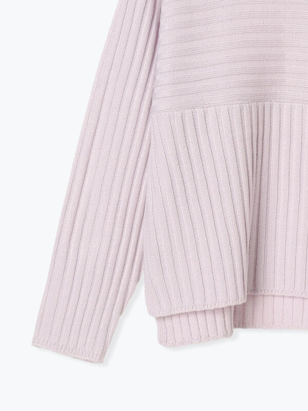 united arrows アローズ 新品 ボトルネックショートニット
