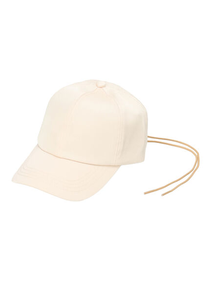 サテンキャップ《2025spring catalog item》（オフホワイト/オレンジ/ネイビー）｜Lugnoncure（ルノンキュール）通販