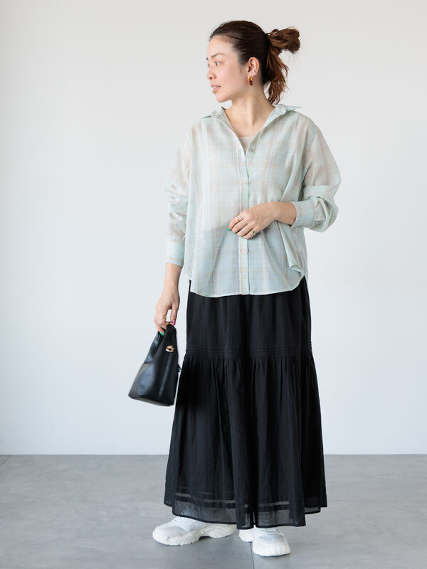 セール】 シアーチェックシャツ《2025spring catalog item