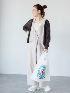＼半額SALE／ セール】 麻調オールインワン《2025spring catalog item サロペット・オーバーオール・オールインワン