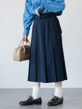 ボックスプリーツスカート《2025spring catalog item》（ネイビー）｜Lugnoncure（ルノンキュール）通販