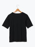 【抗菌防臭】クルーネックリブTシャツ（オフホワイト/ブラック/ベージュ）｜Lugnoncure（ルノンキュール）通販