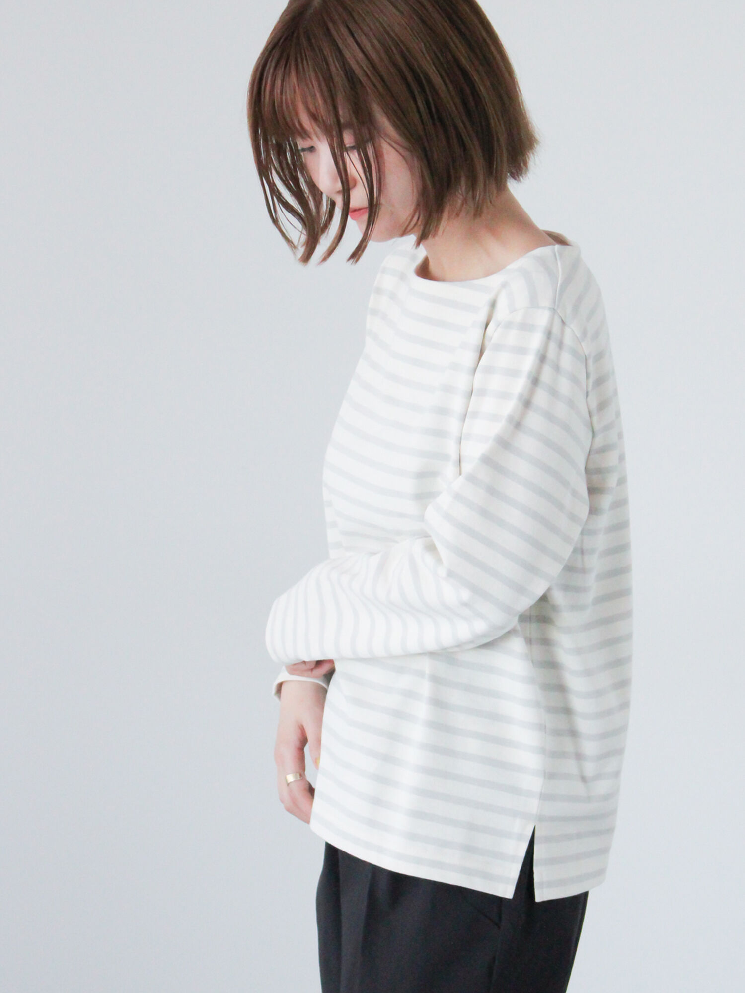cygne☆ボーダートップス LuC Cygne ボーダートップス Luc レディース